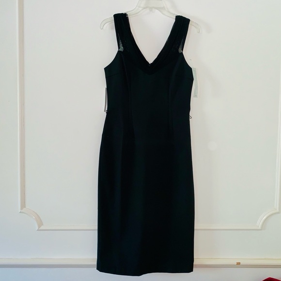 Last call NWT Maria Bianca Nero Bodycon Midi Dress - Picture 5 of 7